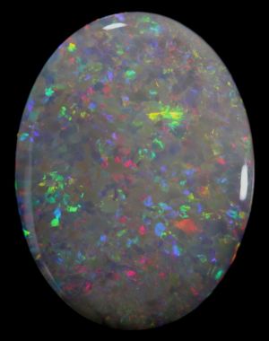 Red Multi-Colored Solid Australian Light Opal  7.11ct / 1665 free shipping