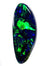 Free-Shape Solid Black Opal Gemstone! (1258) 1.07ct freeshipping - Global Opals