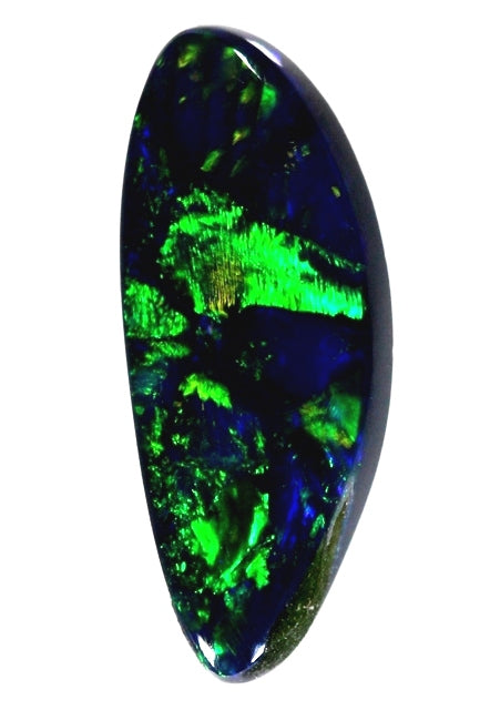 Free-Shape Solid Black Opal Gemstone! (1258) 1.07ct freeshipping - Global Opals