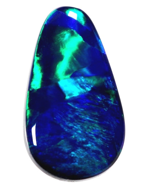 Bright 10x6mm Gemstone Solid Black Opal! 1.26ct / 1316 freeshipping - Global Opals
