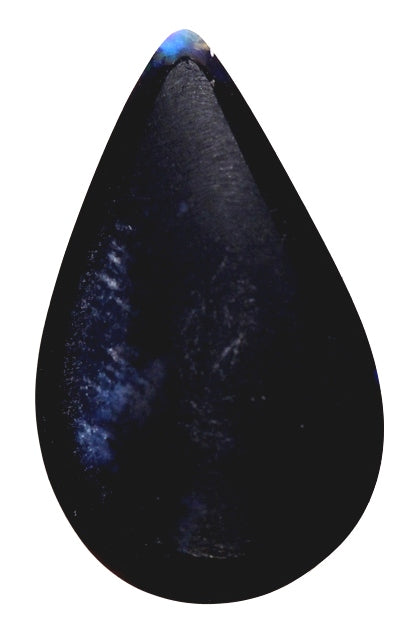 (1376) 1.20 ct Brilliant Royal Blue Chaff Pattern Lightning Ridge Black Opal! freeshipping - Global Opals