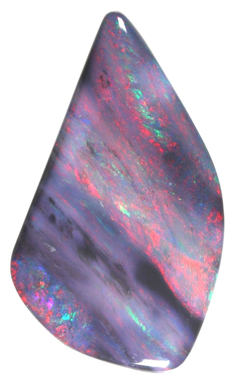 Red 13.23ct Unique / Free-Form Solid Black Opal 1564 freeshipping - Global Opals