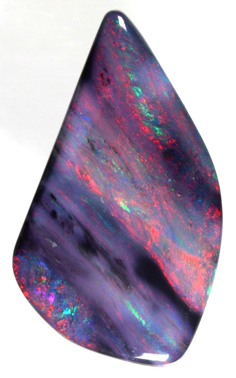 Red 13.23ct Unique / Free-Form Solid Black Opal 1564 freeshipping - Global Opals