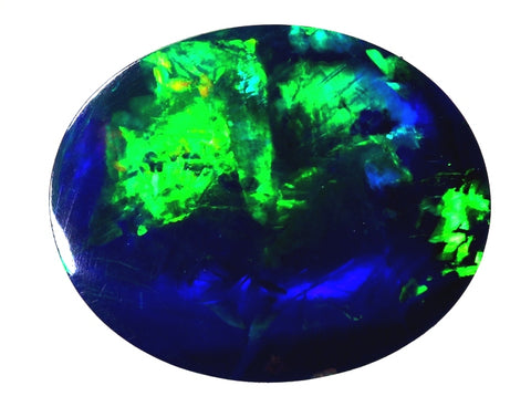 Brilliant Gem Rolling Flashes Solid Black Opal! 1.34ct / 1811 freeshipping - Global Opals