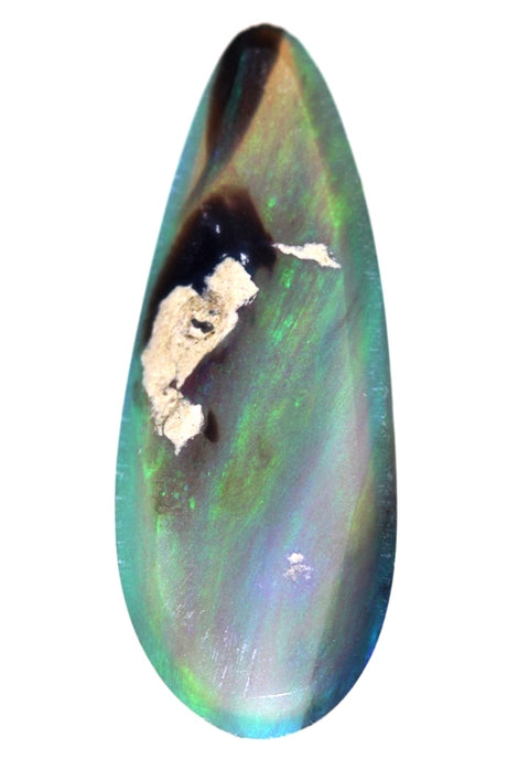Green Tear-Drop Lightning Ridge Opal! (1856) 3.53cts freeshipping - Global Opals