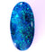 Blue-Green Solid Black Opal 4.93ct (5265) freeshipping - Global Opals