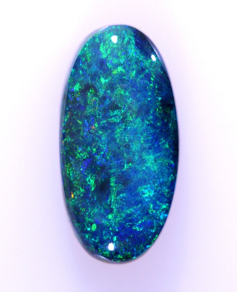 Blue-Green Solid Black Opal 4.93ct (5265) freeshipping - Global Opals