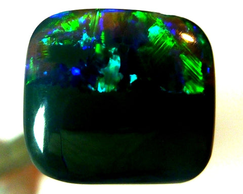 (1051) 6.70ct Unique / Square Solid Opal...Make The Perfect Men's Ring! freeshipping - Global Opals