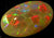 3.00ct Natural Solid Harlequin Pattern Red Opal! 602 freeshipping - Global Opals