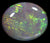 2038 - Very Pretty Green Semi-Black Opal 2.23cts Great Price! freeshipping - Global Opals