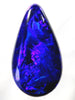 SOLD! Gem Blue Tear-Drop! Quality Solid Black Opal! 1800 / 3.10ct
