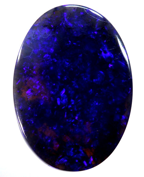 Bright Lightning Ridge solid black Opal