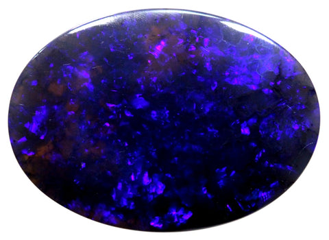 Bright Lightning Ridge solid black Opal