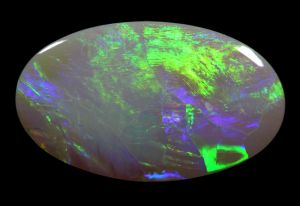 Bright Broad Green Flash Solid Australian Light Opal 4.86ct / 1666 freeshipping - Global Opals