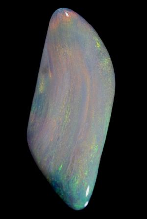 Exquisite Long Flowing Red Flashes Solid Opal 14.75ct / 1671 freeshipping - Global Opals