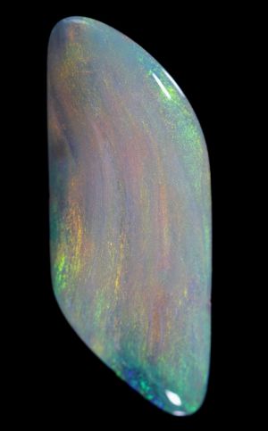Exquisite Long Flowing Red Flashes Solid Opal 14.75ct / 1671 freeshipping - Global Opals