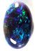 Solid Black Crystal Opal