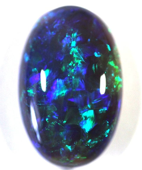 Brilliant Black Crystal Opal