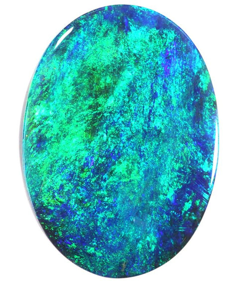 10.26 carat Blue/green solid black Opal!