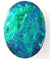 10.26 carat Blue/green solid black Opal!