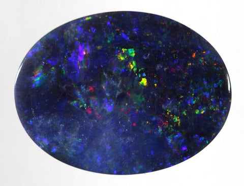 3.92 carat Multi-colour solid black Opal!