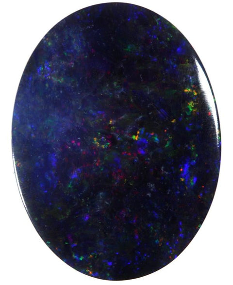 3.92 carat Multi-colour solid black Opal!