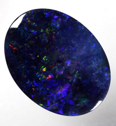 3.92 carat Multi-colour solid black Opal!