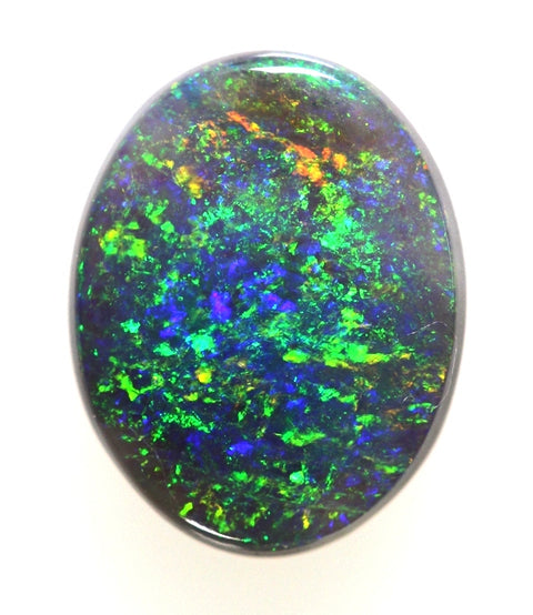 1.64cts Blue Green Solid Dark Opal 2115 freeshipping - Global Opals