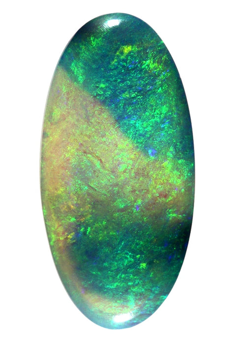 2.35 cts Green/Gold Lightning Ridge Opal