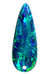 Dark blue 4.5 mm thick, 2.77 carat Opal Gem!