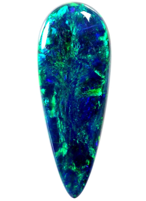Dark blue 4.5 mm thick, 2.77 carat Opal Gem!