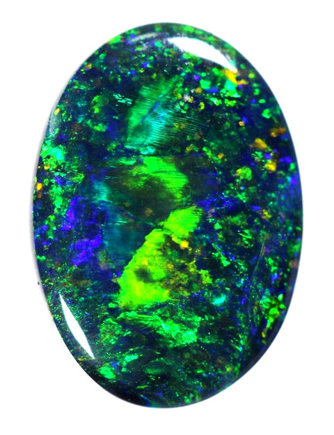 Solid black Opal