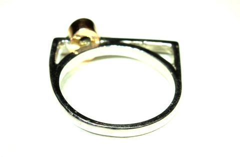 (RPG-504) Striking Square 9ct Gold Bezel Set Stunning Opal Ring! freeshipping - Global Opals