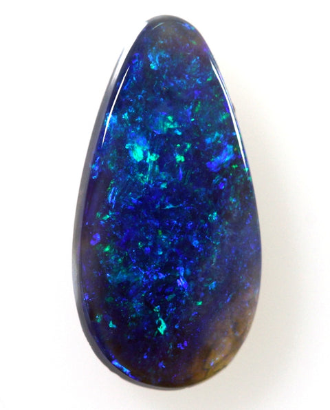 1.57 carat blue/green tear drop genuine solid Opal!