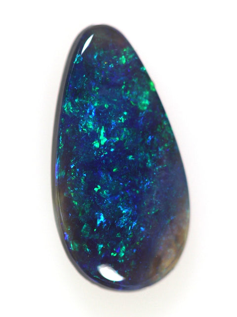 1.57 carat blue/green tear drop genuine solid Opal!