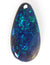 1.57 carat blue/green tear drop genuine solid Opal!